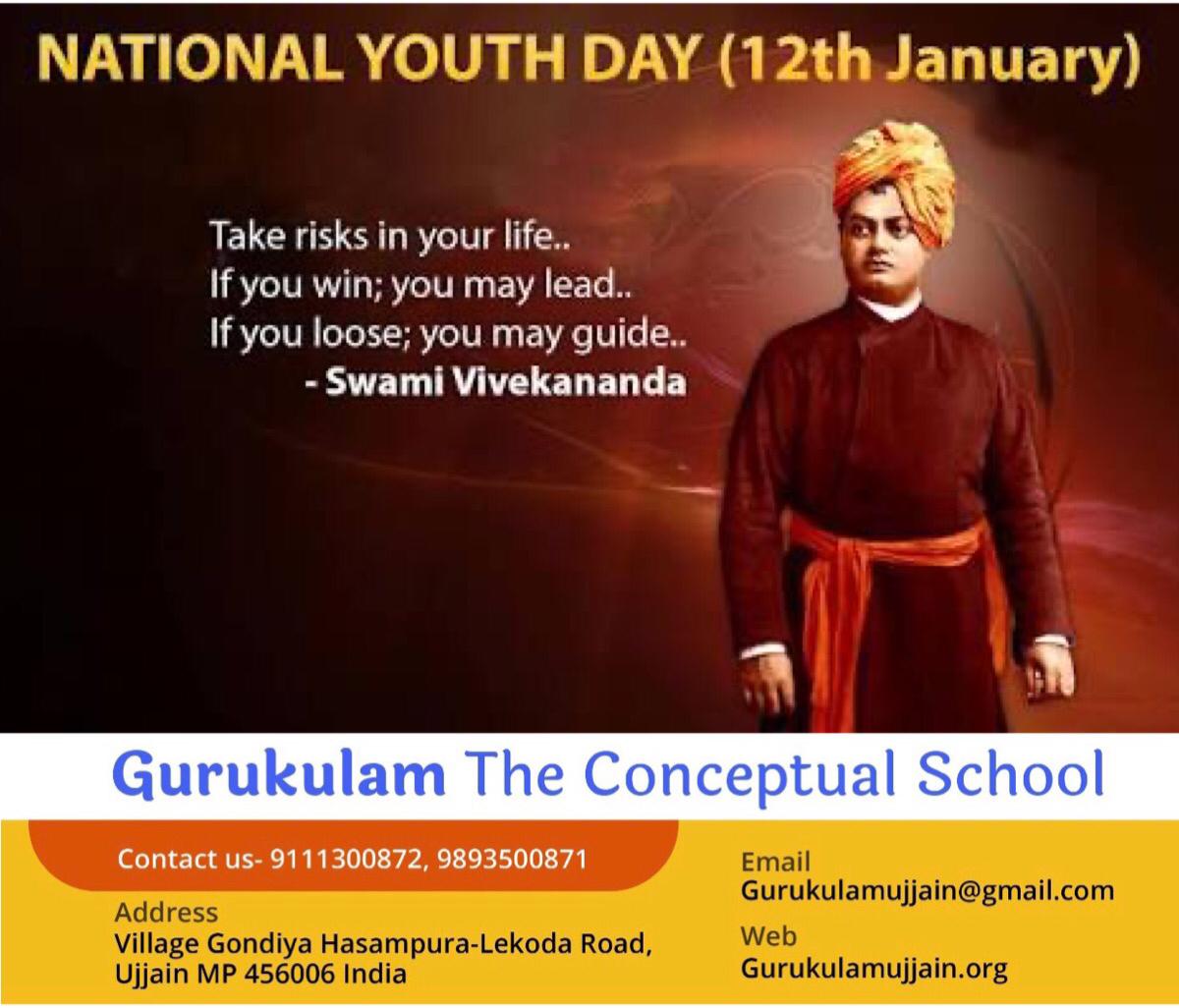 Gurukulam-The Conceptual School,Ujjain celebrates Swami Vivekananda’s birth anniversary