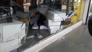 broken Glass of Shop