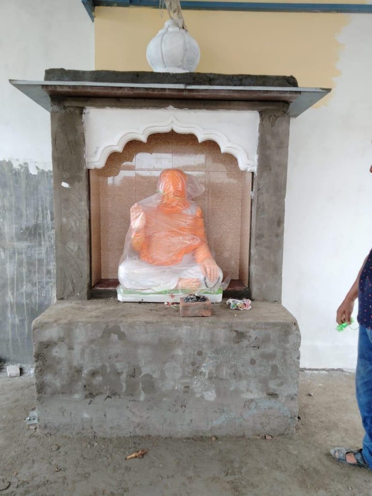 Teacher Statue in Village