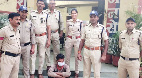 45 दिनों से नाबालिग से कर रहा था दुष्कर्म, पुलिस ने गिरफ्तार कर लडक़ी को छुड़ाया