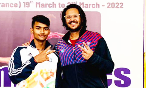 dipesh Silected for.world school games