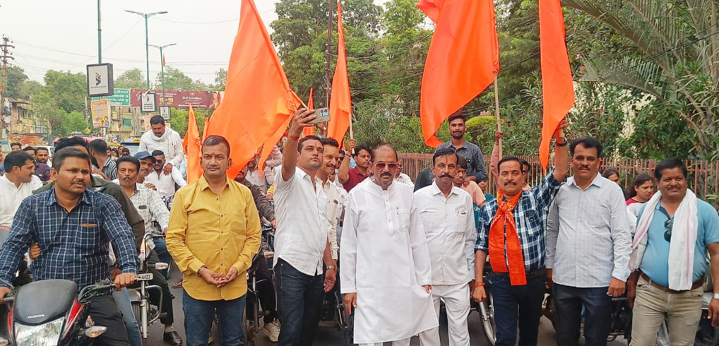 महाराणा प्रताप जयंती के मौके पर अभा क्षत्रिय महासभा ने निकाली दो पहिया वाहन रैली