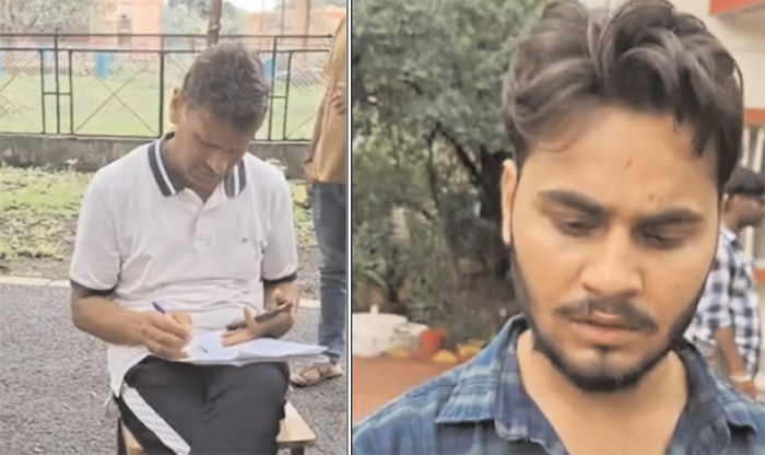 विक्रम विश्वविद्यालय: छात्र पर पिस्टल तानने वाला कर्मचारी निलंबित, छात्रों का प्रदर्शन