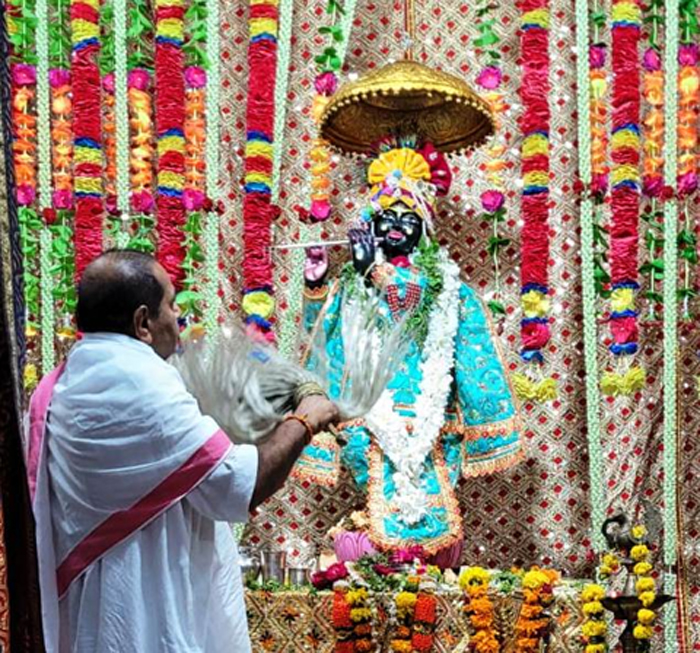 अंकपात पर स्थित श्री बांके बिहारी मंदिर
