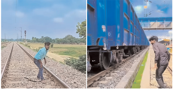 उज्जैन रेलवे ट्रैक पर रील बनाना पड़ा महंगा: 2 यूट्यूबर गिरफ्तार