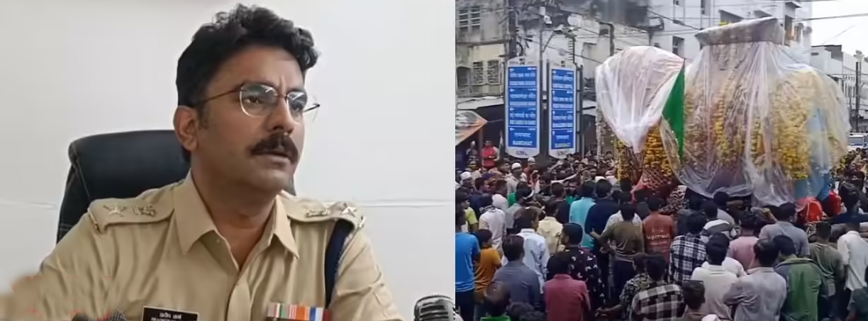 मोहर्रम जुलूस में हंगामा: प्रतिबंधित मार्ग पर घुसने को लेकर लाठीचार्ज, आयोजक सहित 15 पर FIR दर्ज