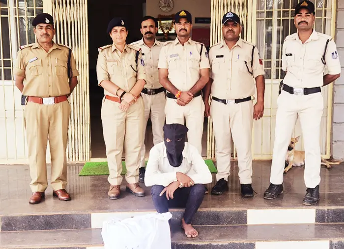 अवैध गांजा तस्करी पर पुलिस की बड़ी कार्रवाई, एक आरोपी गिरफ्तार