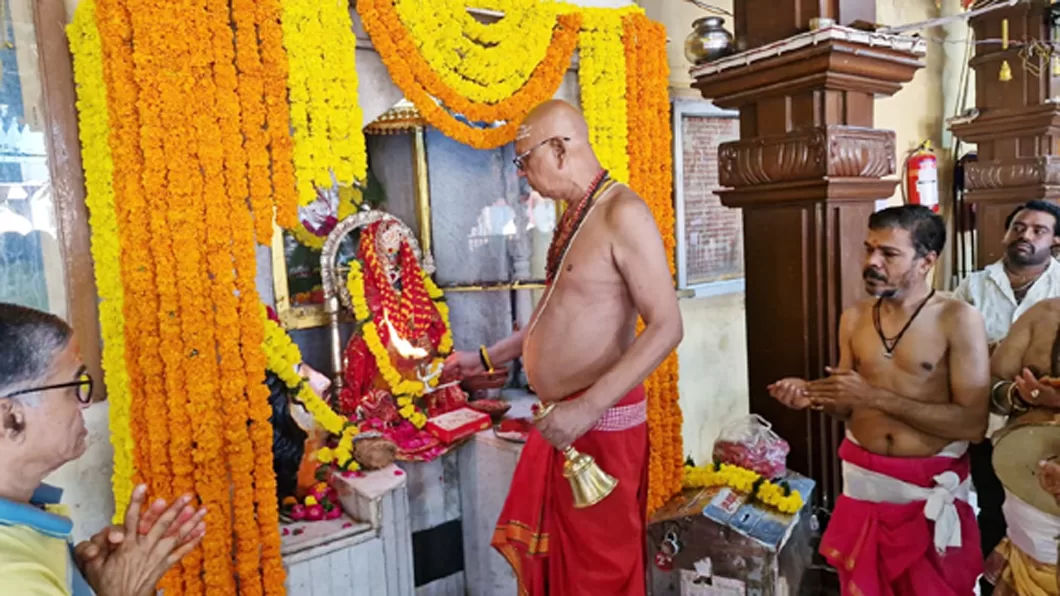 महाकाल मंदिर में घट स्थापना, 5 दिनी उमा सांझी महोत्सव शुरू