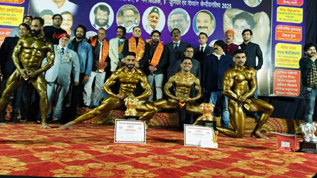 मिस्टर आयरन मेन का खिताब शोएब अंसारी को, उज्जैन के कमलेश चांगल बेस्ट पोजर
