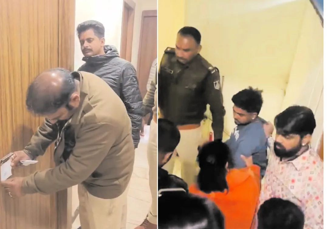 चंडीगढ़ का मेहताब कुलदीप नाम से होटल में युवती और दोस्तों के साथ रूका