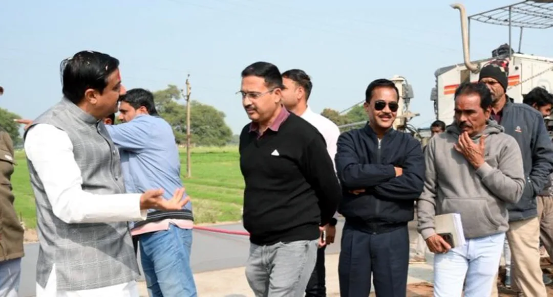 विकास कार्यों की विधायक ने परखी गुणवत्ता; समयसीमा में कार्य पूर्ण करने के निर्देश