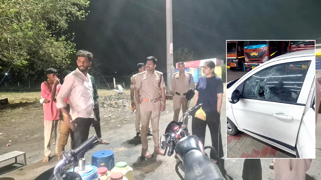 धरमपुरी हाईवे पर इंदौर के परिवार से लूट, बदमाशों ने कार के कांच फोड़कर महिला के गले से झपटी सोने की चेन
