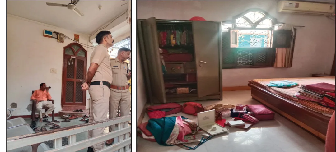 धार के बाग में ‘स्पेशल 26’ स्टाइल में लूट: