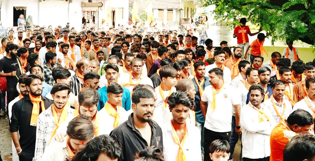 वीरता के जयघोष से गुंजायमान हुआ मक्सी नगर;  वीरांगना रानी अवंतीबाई की जयंती पर उमड़ा लोधी समाज